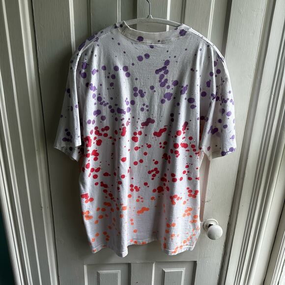 Vintage The Flintstones Dino Single Stitch Splatter Graphic Tee - Picture 6 of 7